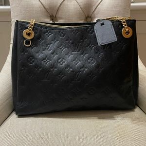 AUTHENTIC LOUIS VUITTON MONOGRAM SURENE MM BLACK